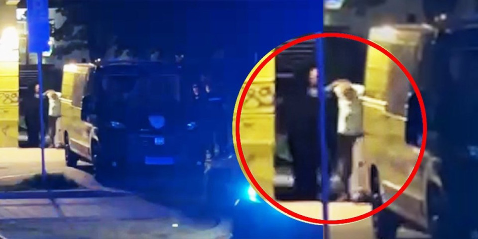 Snimak hapšenja osumnjičenog za ubistvo žene! Sa lisicama na rukama izveden iz stana (VIDEO)