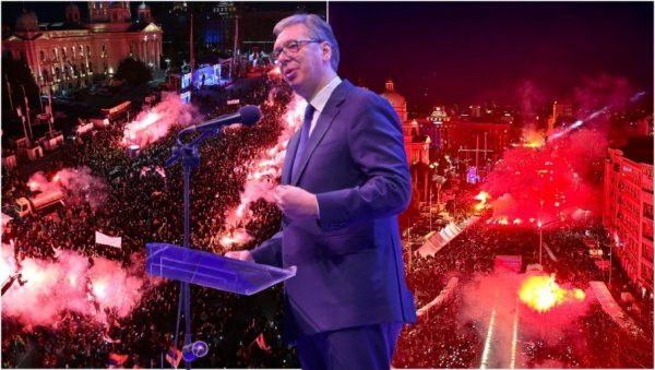 ПОДИГЛА СЕ ЧАСНА СРБИЈА! Вучић послао снажну поруку на свенародном скупу - Нећемо одустати док наши захтеви не буду испуњени (ВИДЕО) ПОДИГЛА СЕ ЧАСНА СРБИЈА! Вучић послао снажну поруку на свенародном скупу - Нећемо одустати док наши захтеви не буду испуњени (ВИДЕО)