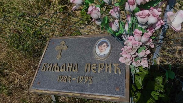 УБИО НАМ ДЕТЕ ДРУГИ ПУТ: Албанац уклонио спомен обележје Биљани Перић (11), настрадалој српској девојчици у Грачаници